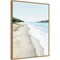 Crash Into Me II (Beach) by Isabelle Z 23-in. W x 30-in. H. Canvas Wall Art Print Framed in Natural